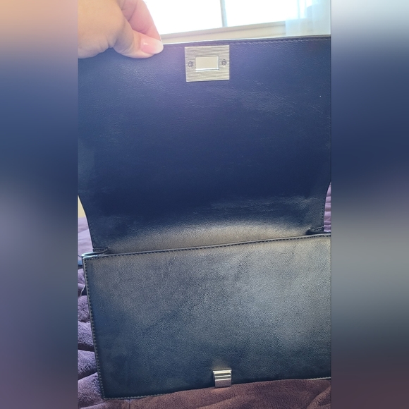 INC studded red, silver and black rhinestone purse. - Picture 4 of 5